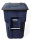 Blue Recycling Cart
